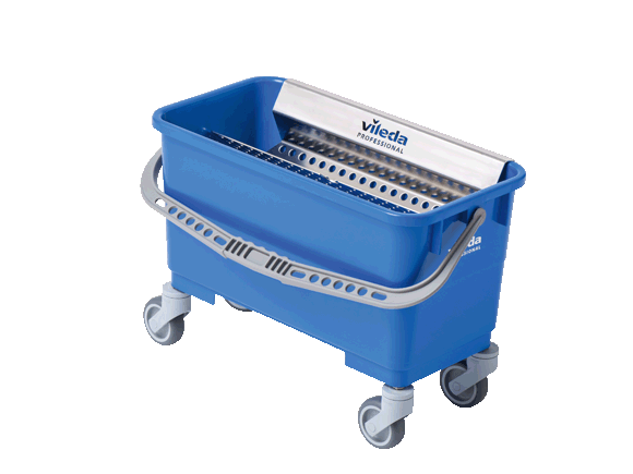 Single 6 Gallon Bucket with Casters